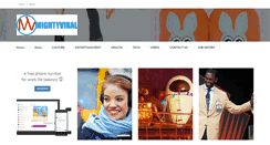 Desktop Screenshot of mightyviral.com